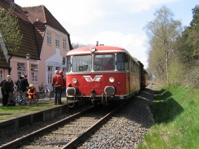 Mit dem Moorexpress nach Worpswede