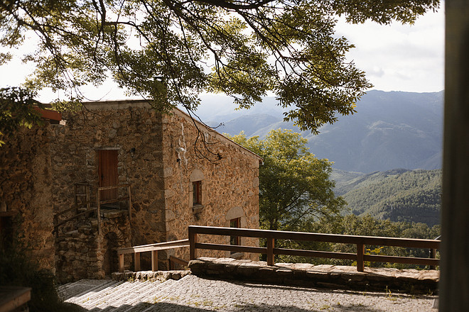 Le hameau de notre retraite de Yoga cet été