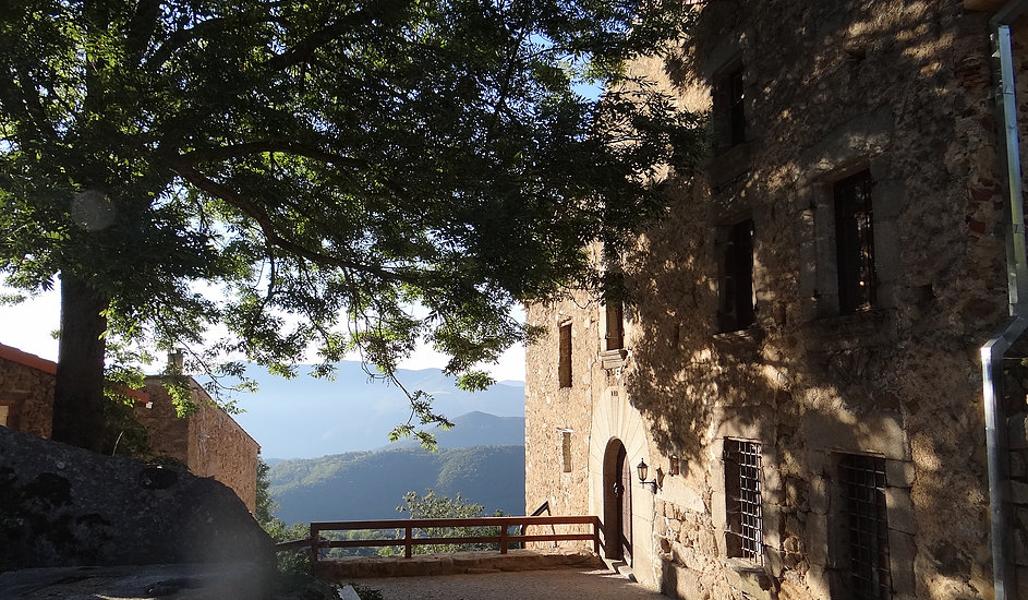 Vue depuis la Maison du stage de Yoga