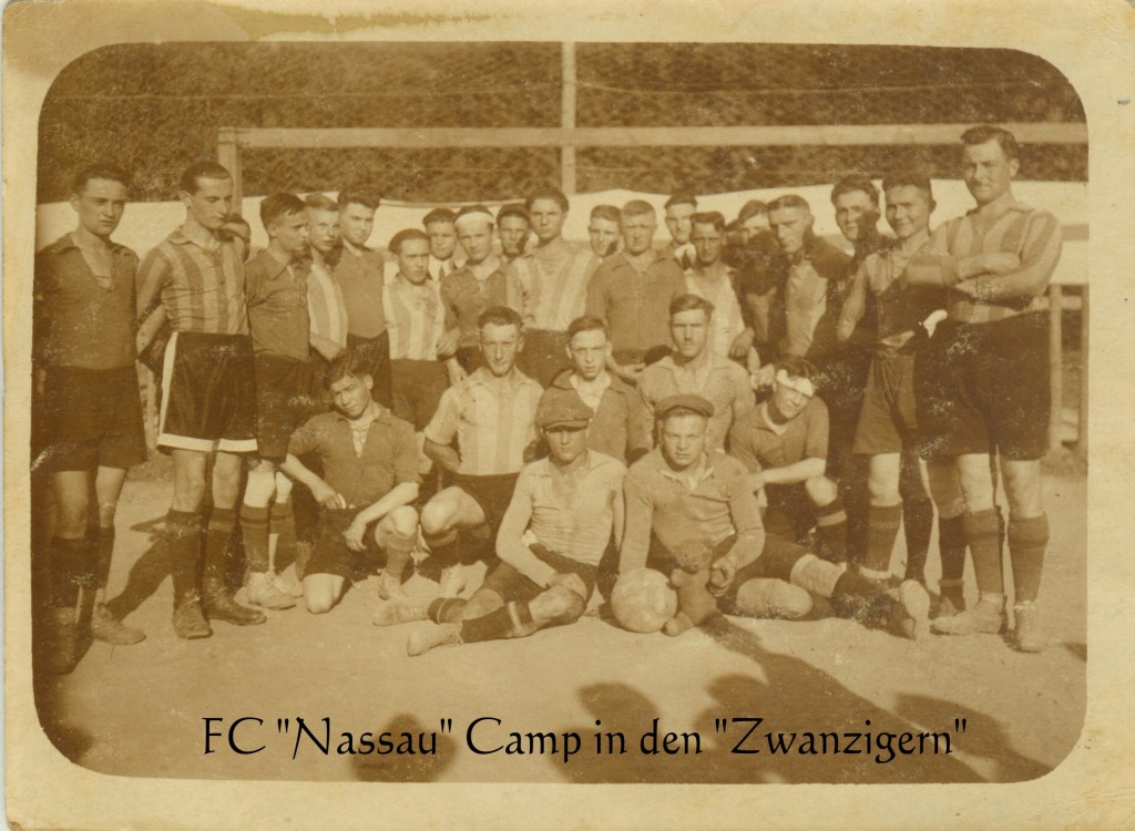 FC "Nassau" Camp in den "Zwanzigern"