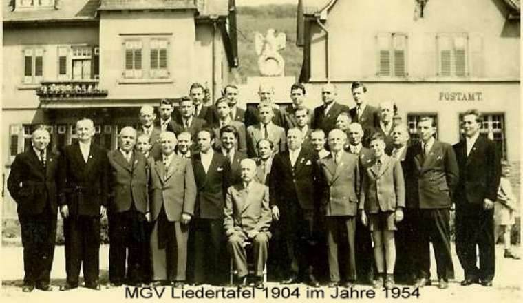 MGV "Liedertafel" 1954