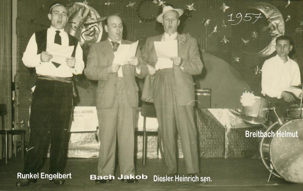 Kirchenchor 1957 Karneval