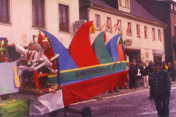 Karneval 1972 Kinder-Prinzenpaar Olaf Rist & Ursula Meurer