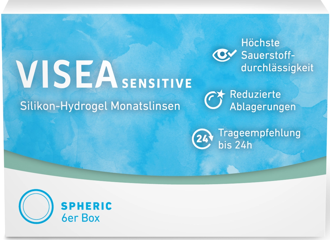 Visea sensitive Silikon-Hydrogel Monatslinsen spheric