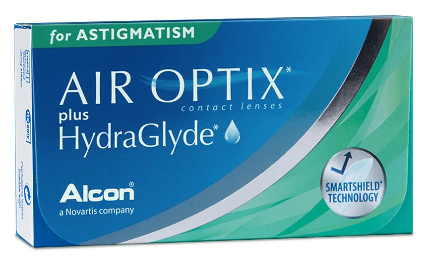 Air optix plus HydraGlyde for Astigmatism