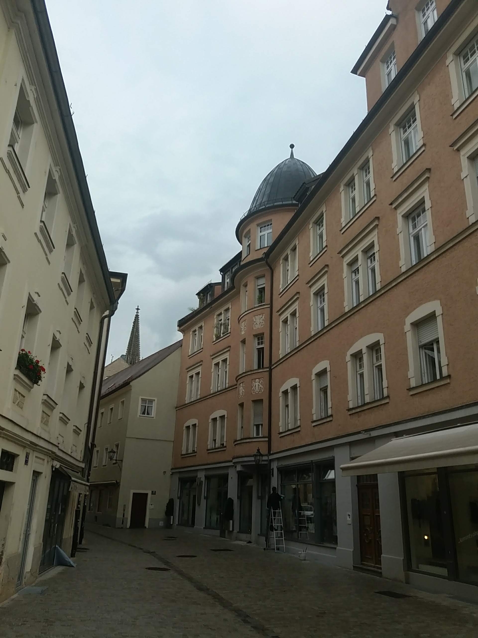 Jugendstilhaus in der Regensburger Altstadt.