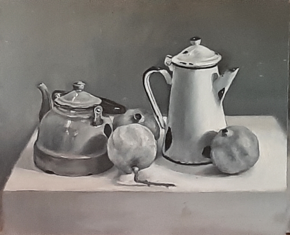 Grisalla para un bodegón