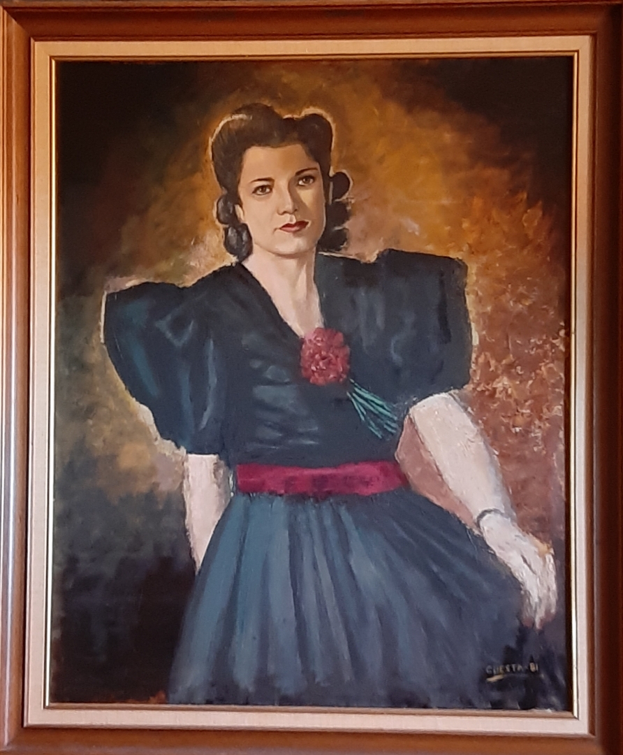 Retrato de mi madre (inacabado)
