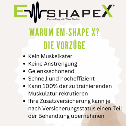 Wie hilft das EMShape X?