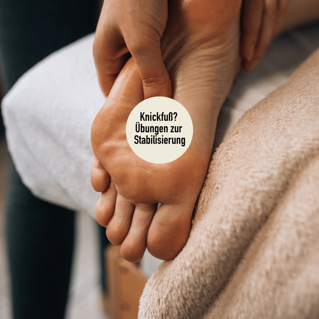 Physio Therapie bei Knickfuß
