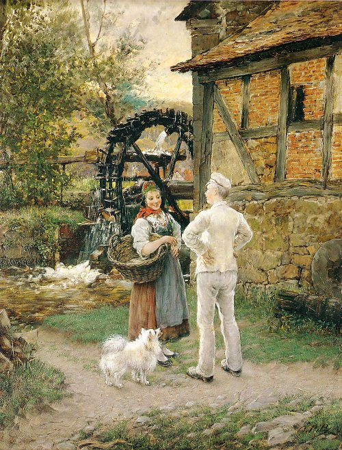 Otto Piltz "Bei der Cappeler Mühle"