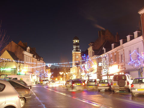 Doullens by night