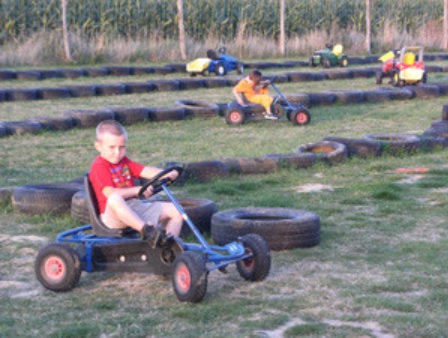 Top depart pour le karting à pédales !