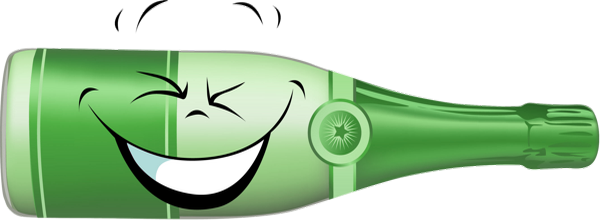 vin - boisson - alimentation - smiley émoticône émoji cartoon clipart illustration - artémotic