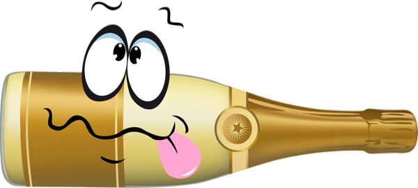 vin - boisson - alimentation - smiley émoticône émoji cartoon clipart illustration - artémotic
