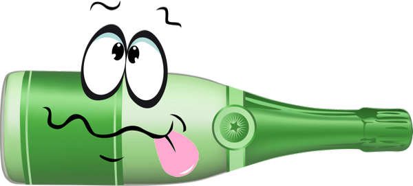 vin - boisson - alimentation - smiley émoticône émoji cartoon clipart illustration - artémotic