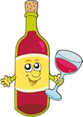 vin - boisson - alimentation - smiley émoticône émoji cartoon clipart illustration - artémotic