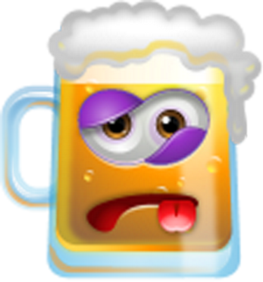 bière - boisson - alimentation - smiley émoticône émoji cartoon clipart illustration - artémotic