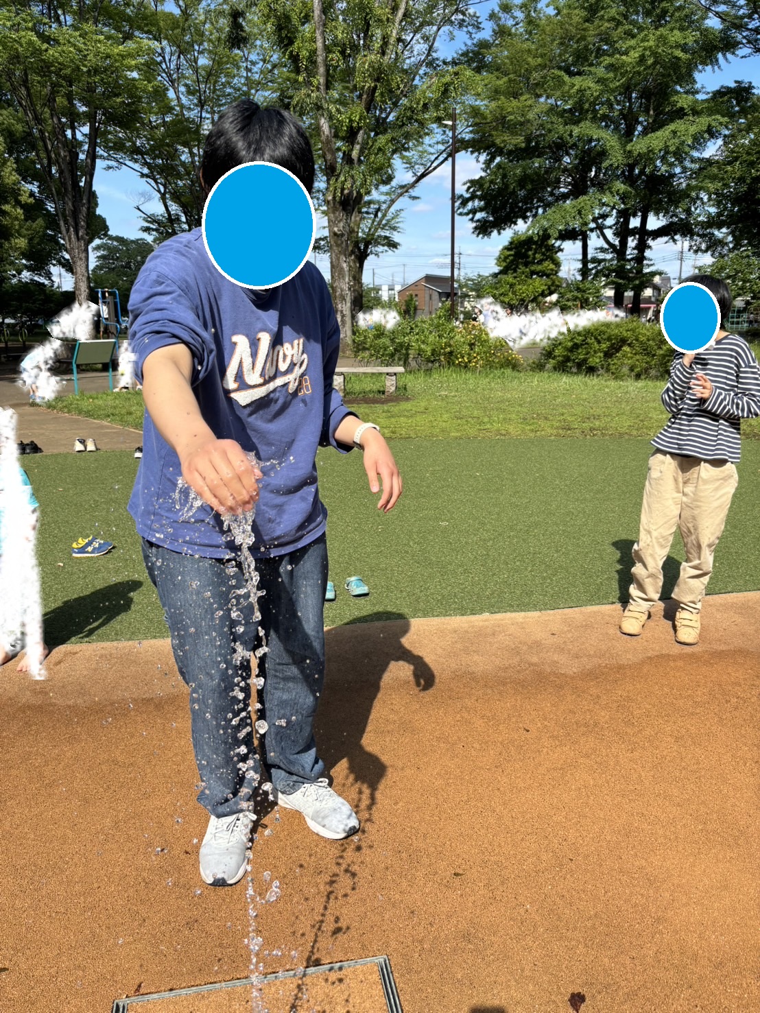外遊びって気持ちいいね！