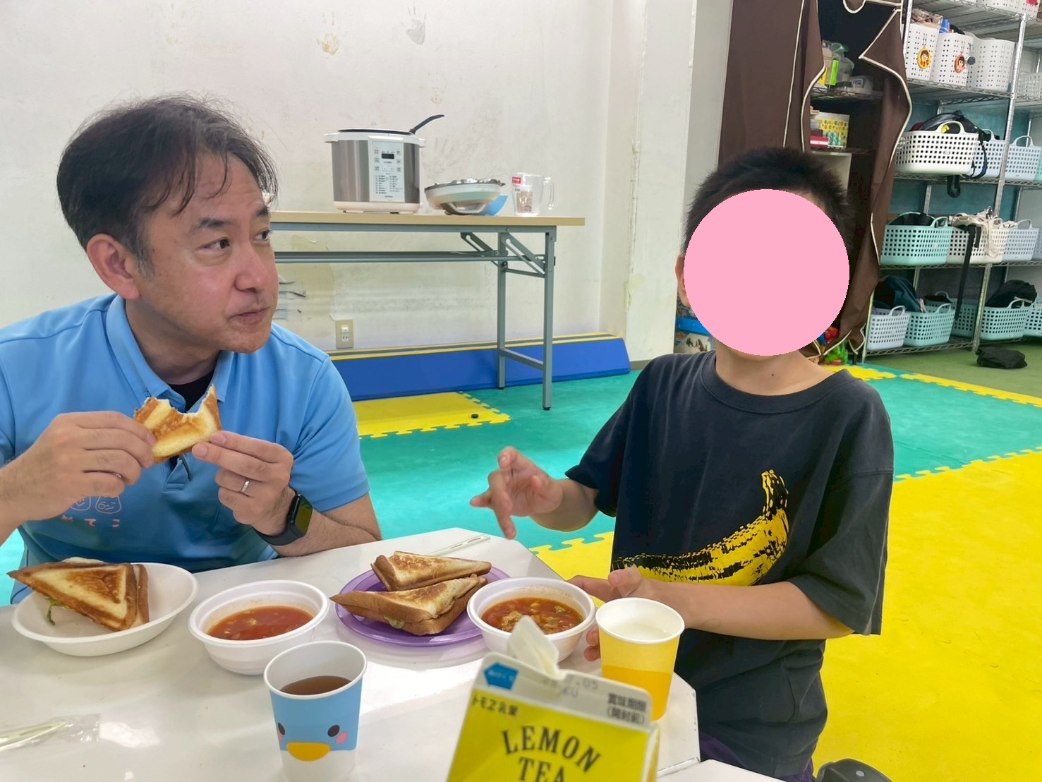 ランチ作り、野菜もいっぱい！