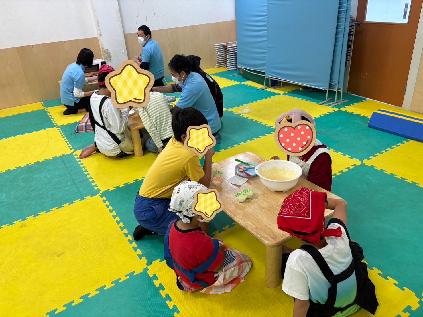 蒸しパン作り！