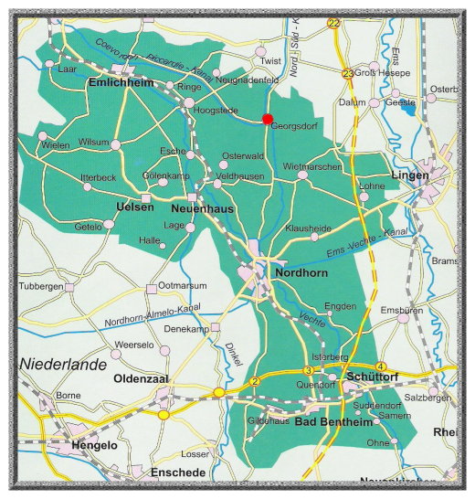 Nordhorn Karte