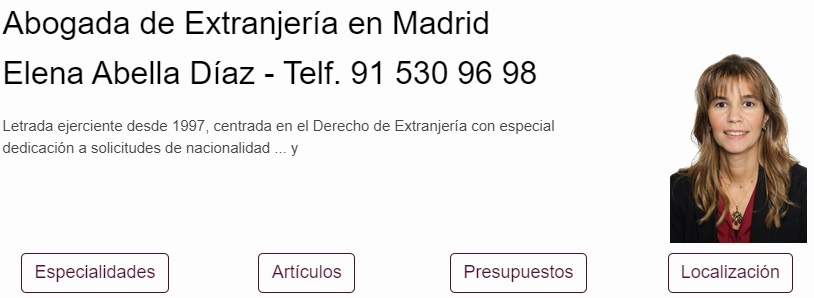 Abogada de Extranjeria en Madrid - Nacionalidad