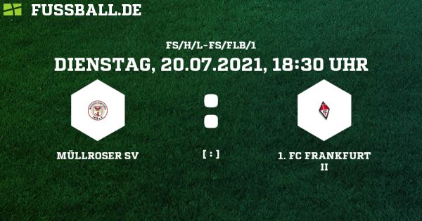 Erstes Testspiel gg. FC Frankfurt II