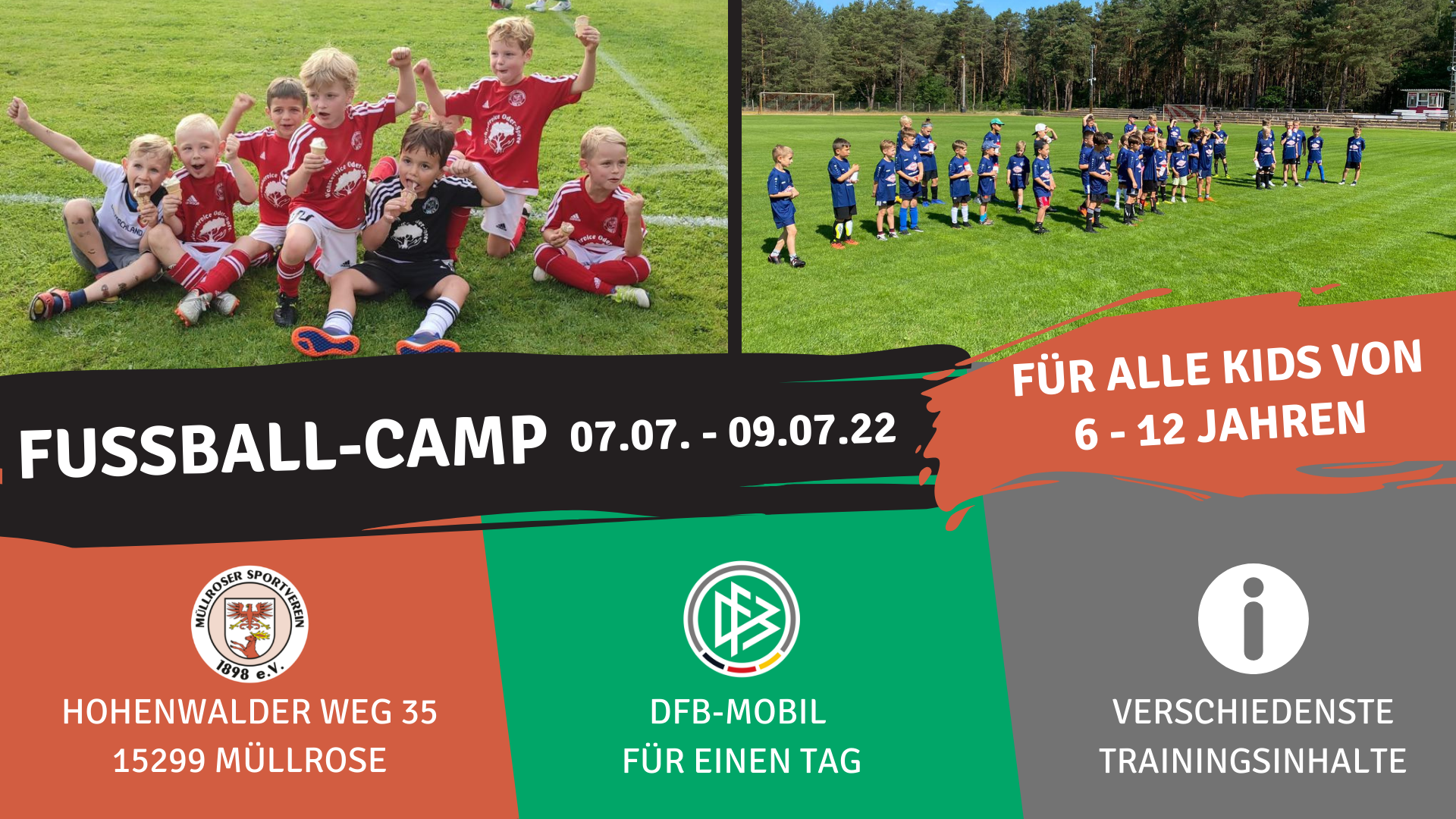 Fussball-Camp des Müllroser SV