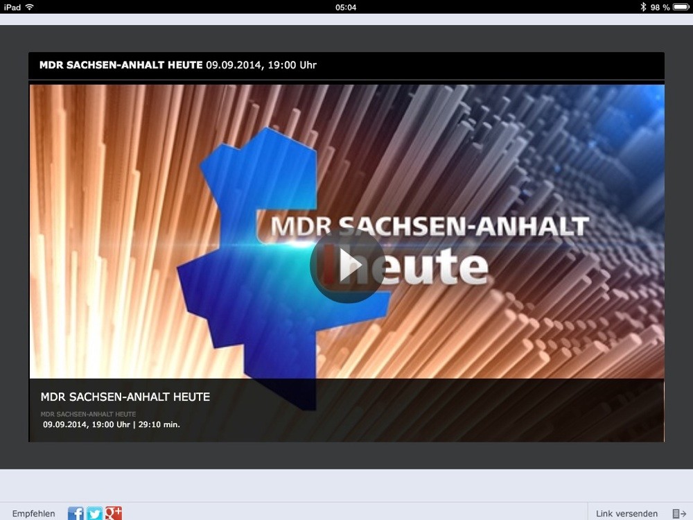 Tiedge Smarthome im MDR Fernsehen Fenster, Türen und