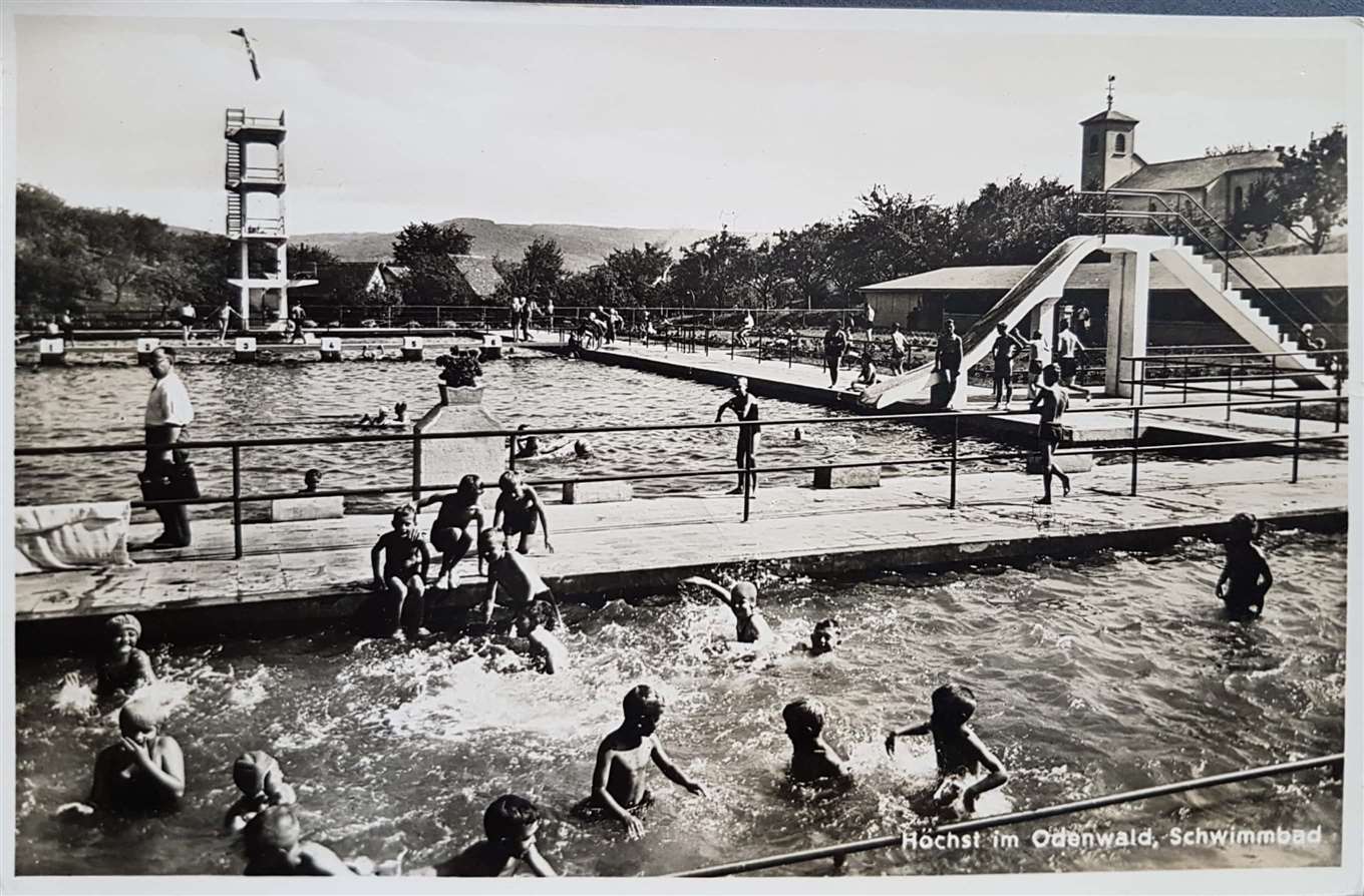 das schwimmbad alte ansichten und korrespondenz aus dem odenwald wir zeigen ansichtskarten briefe rechnungen und alles alte auf papier michelstadt erbach bad konig hochst beerfelden uvm