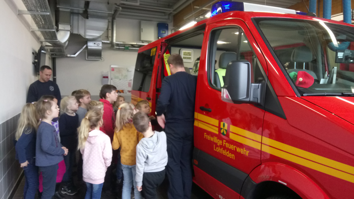 Besuch bei der Feuerwehr