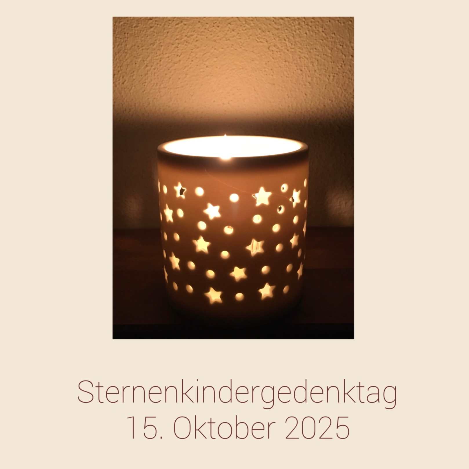 Ein Gedenktag für mein Sternenkind