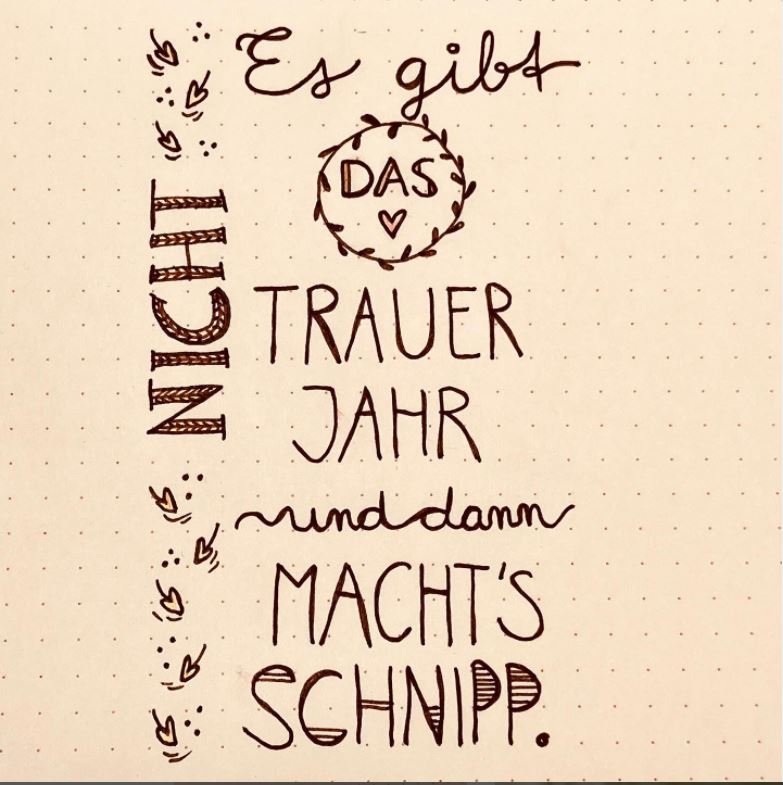 Blog zum Thema Trauer