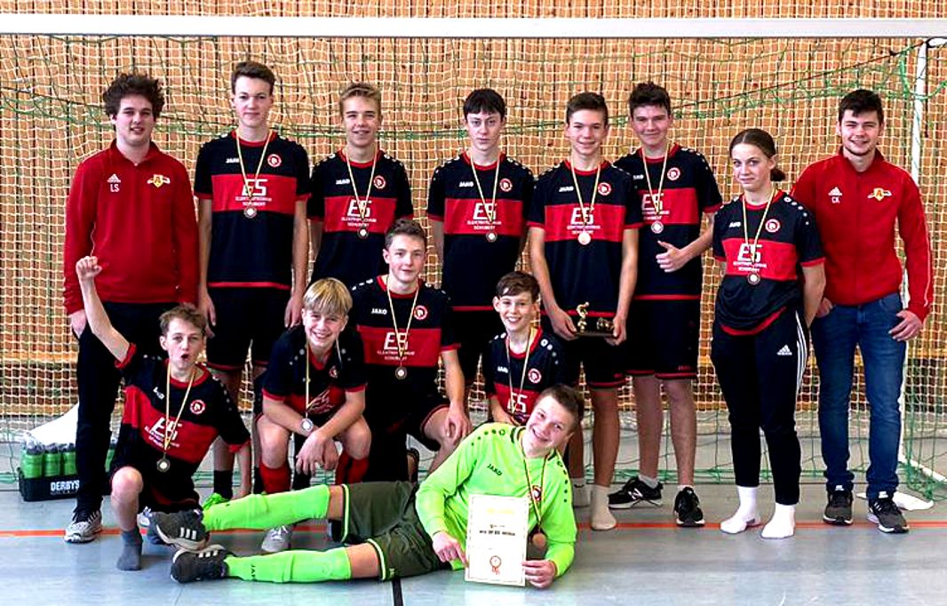 TSV Soyen, C Jugend, erster Platz beim Edlinger Hallenturnier