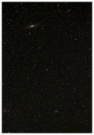 M31 Andromedagalaxie, M33 Triangulum-Galaxie