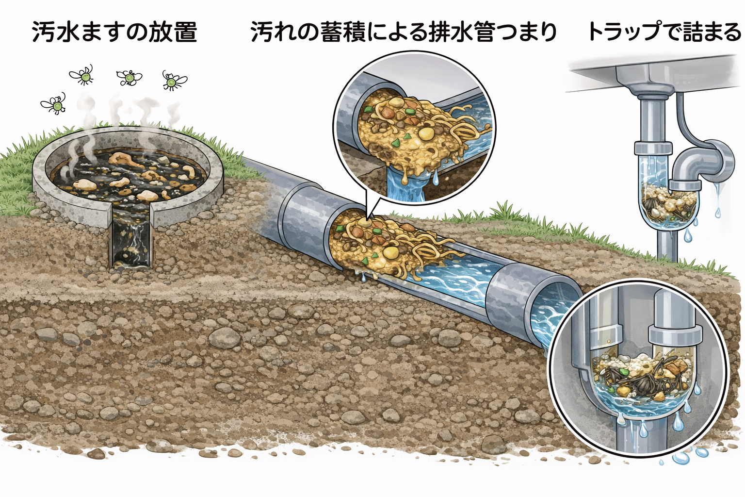 【保存版】富山・石川｜排水管トラブルの原因と最強の解決法｜詰まり・悪臭・ボコボコ音を完全解消
