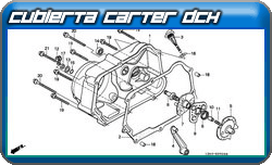 Cubierta carter dch