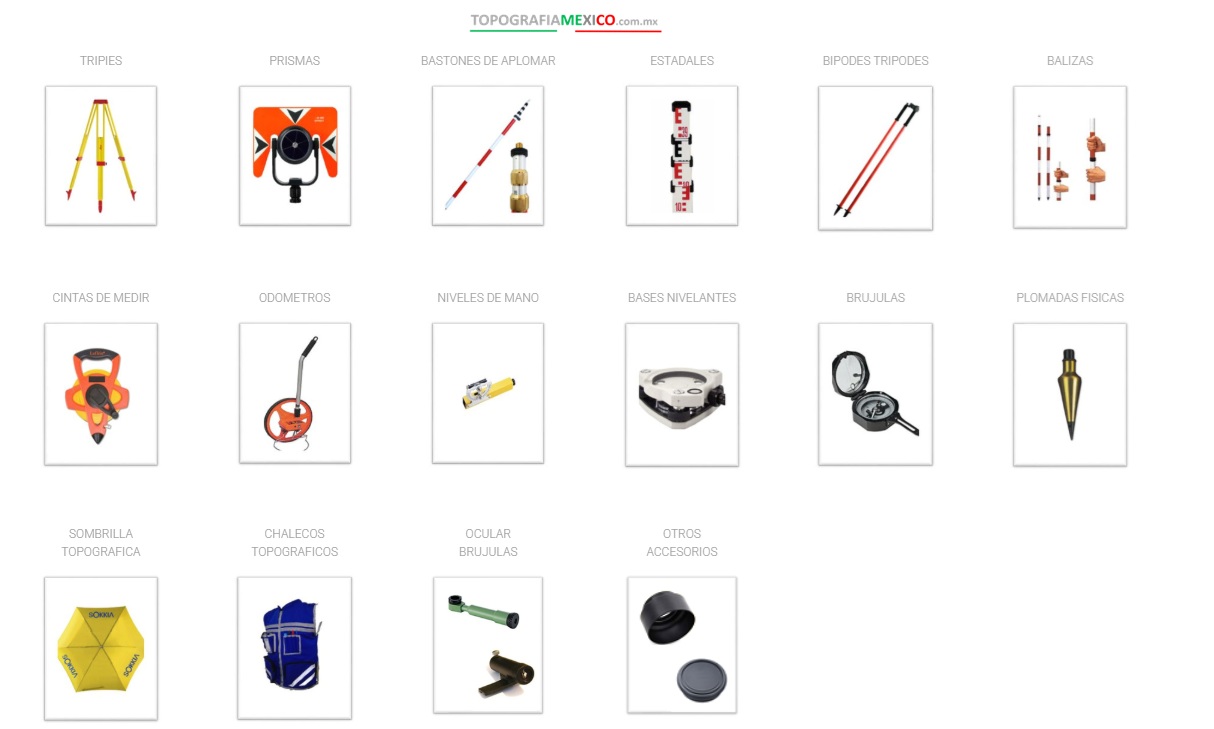 Que son y para que sirven los accesorios topograficos