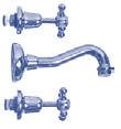 Federation English Style Bath Set - Chrome, F9353ech