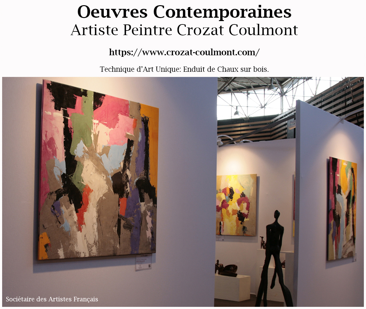 Oeuvres Uniques et Singulières, Peinture - Crozat Coulmont