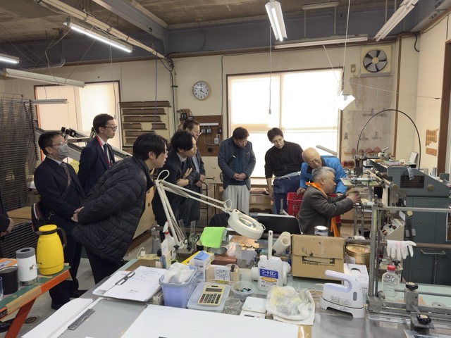 シルクスクリーン工場見学