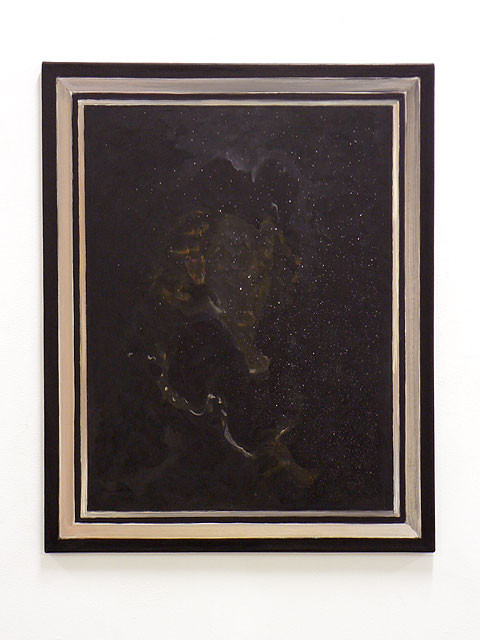 BERND IKEMANN «sp18_vulcano», 2014, Öl/Leinwand, 100 x 80 cm