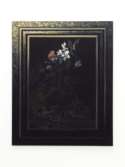 BERND IKEMANN       «blumen», 2008, Öl/Leinwand, 160 x 130 cm