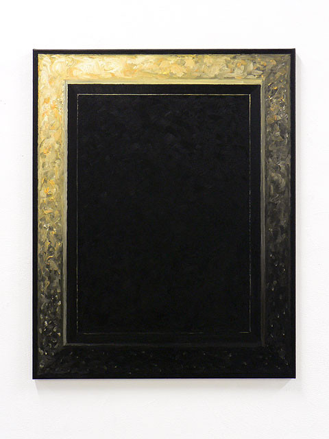 BERND IKEMANN       «sp16_dimm», 2012, Öl/Leinwand, 100 x 80 cm