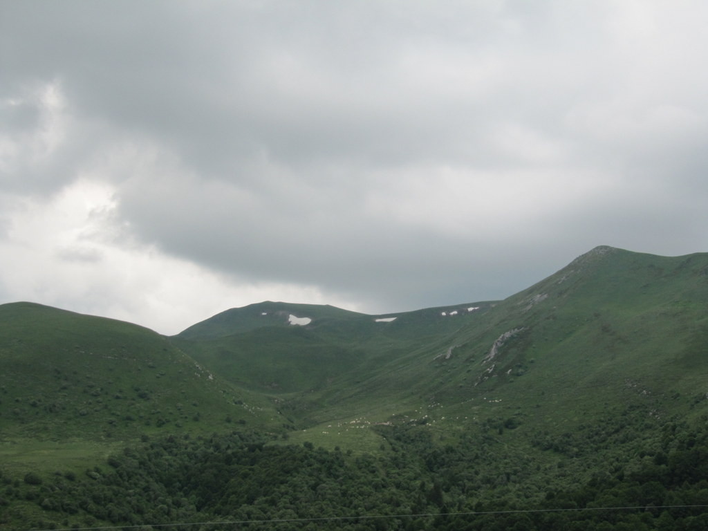 en allant vers le Mont Dore