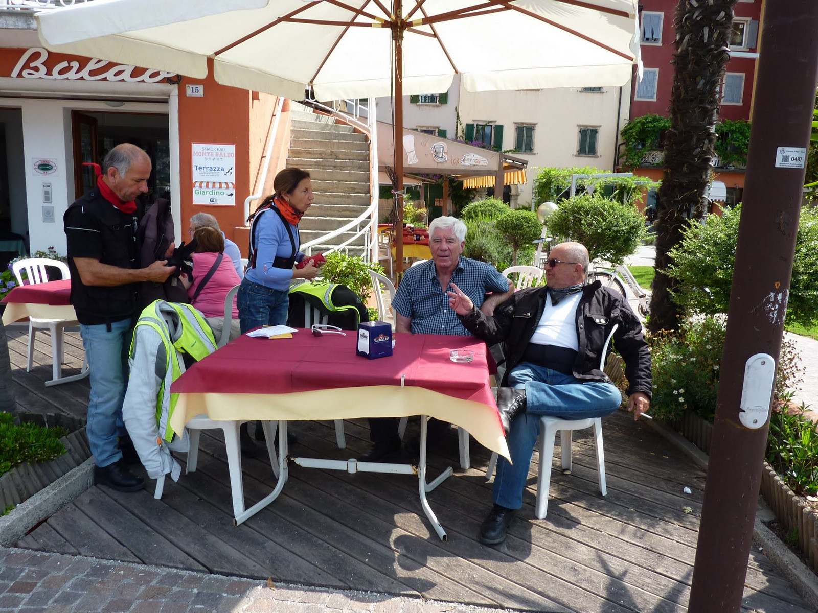 Pause café à Torbole sul Garda