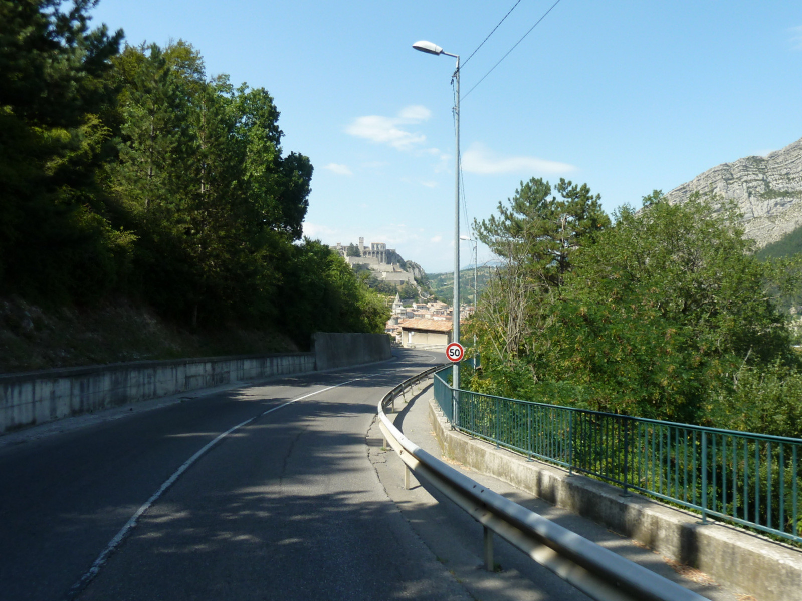 arrivée à Sisteron