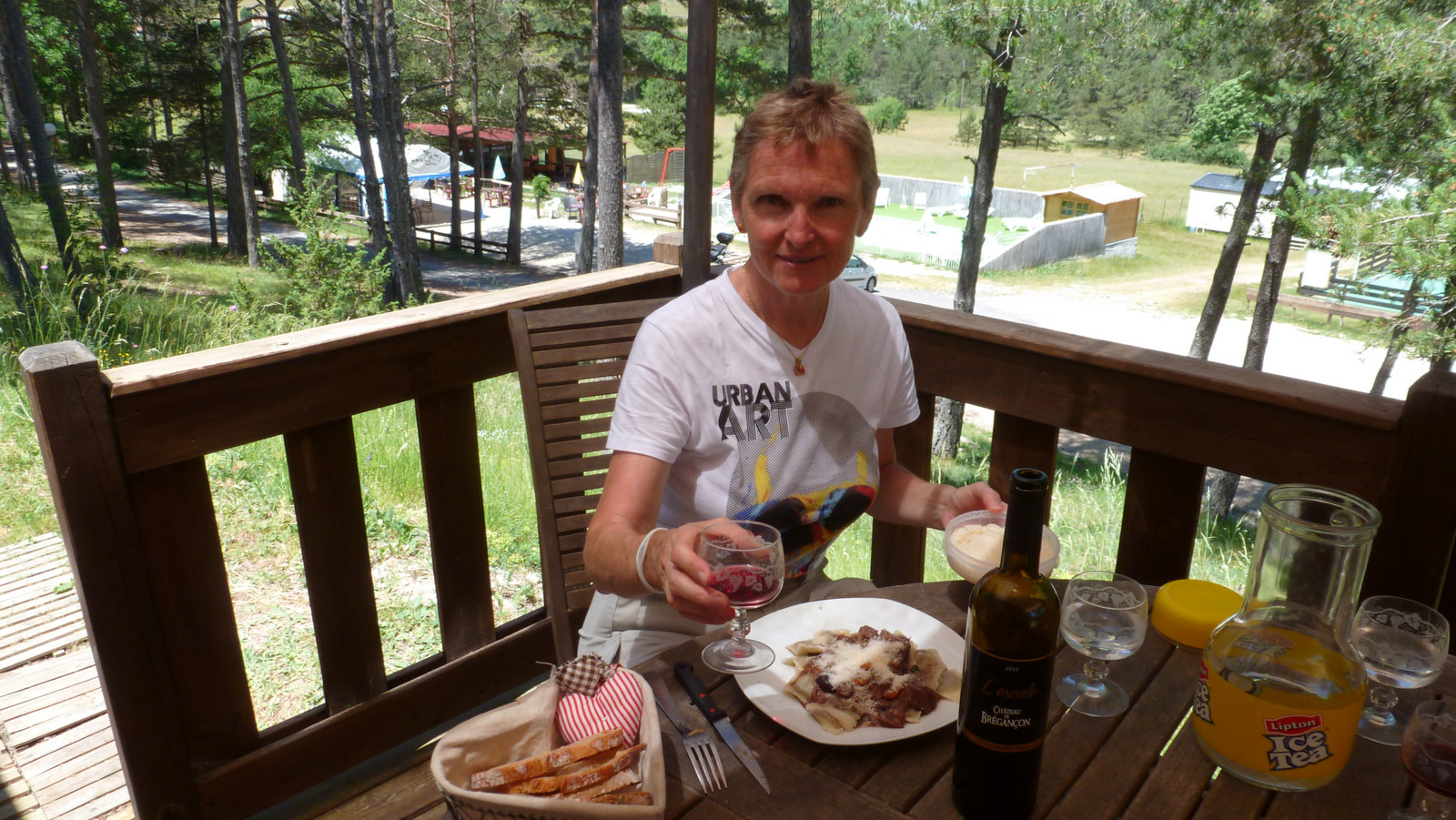 arrosés d'un château Brégançon !!