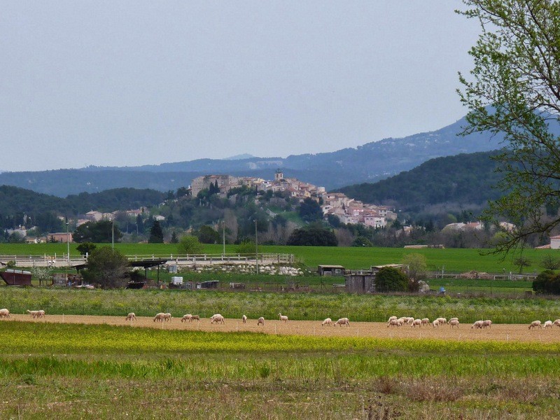 village de Cabriès vu de chez Patricia